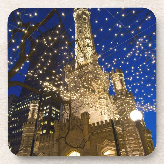 Dessous-de-verre Chicago à Noël (Devant)