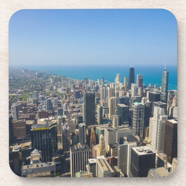 Dessous-de-verre Chicago d'en haut (Devant)