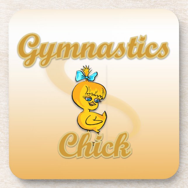 Dessous-de-verre Chick de gymnastique (Devant)