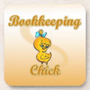 Dessous-de-verre Chick de tenue de livres