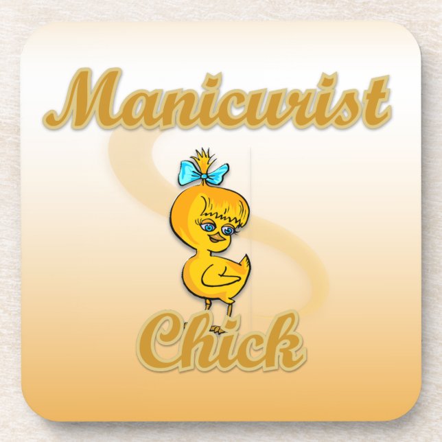 Dessous-de-verre Chick manicuriste (Devant)