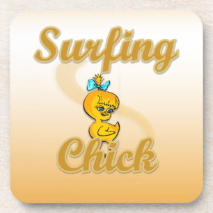 Dessous-de-verre Chick surf