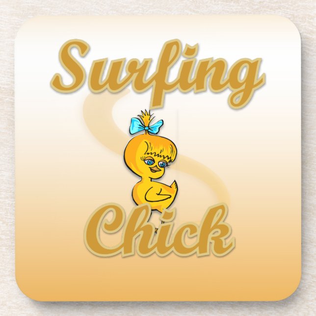 Dessous-de-verre Chick surf (Devant)