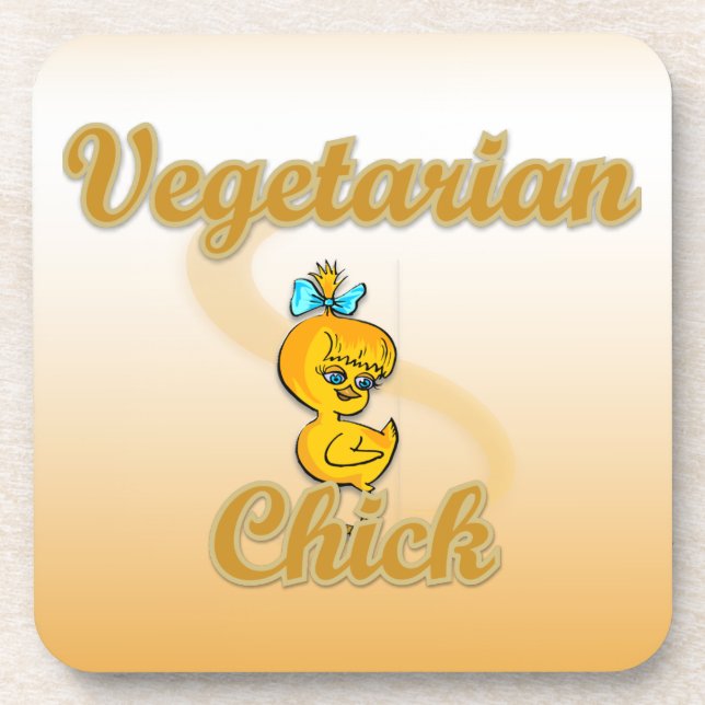 Dessous-de-verre Chick végétarien (Devant)