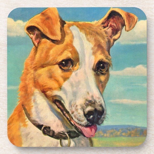 Dessous-de-verre chien beau chien (Devant)
