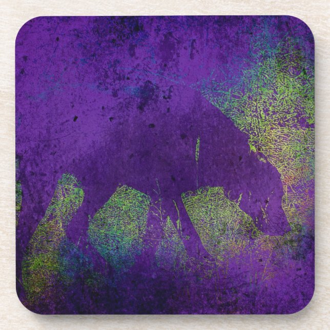 Dessous-de-verre Chien coloré (Devant)