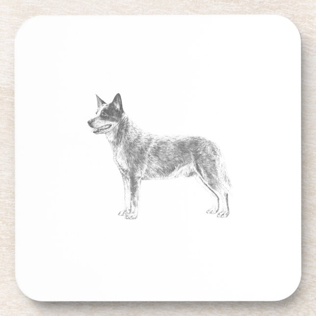 Dessous-de-verre Chien de bétail australien (Devant)