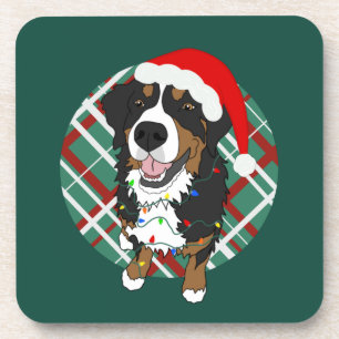 Dessous-de-verre Chien de montagne bernois de Noël