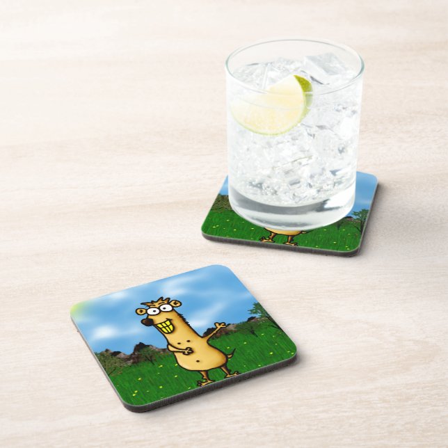 Dessous-de-verre Chien de prairie (Côté Droit)