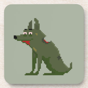 Dessous-de-verre Chien Zombie