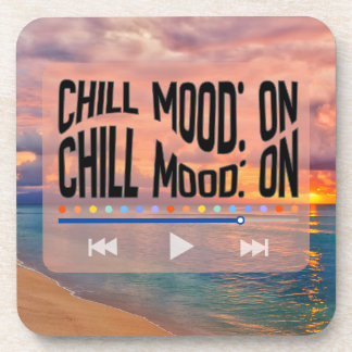 Dessous-de-verre Chill Mood On Retro Beach Art