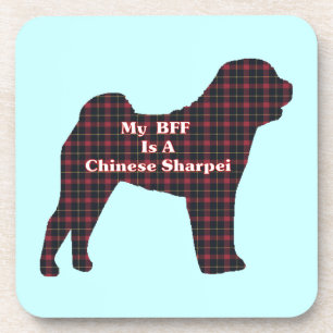 Dessous-de-verre Chinese Sharpei BFF