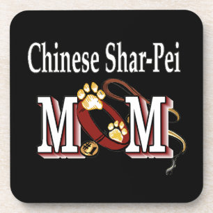 Dessous-de-verre Chinois Shar Pei Chien Maman