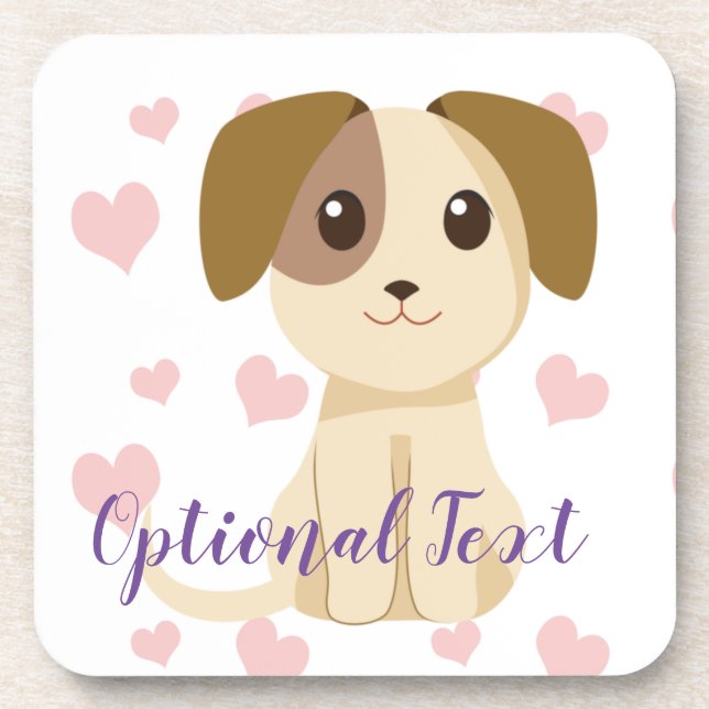 Dessous-de-verre Chiot doux (Devant)