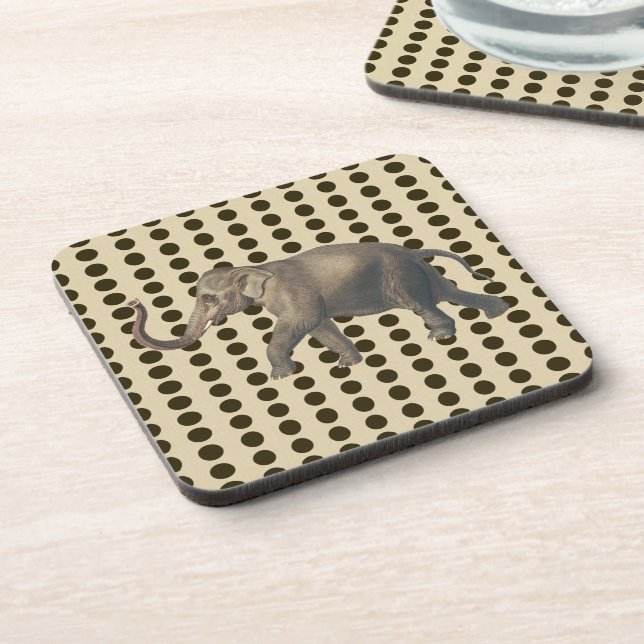 Dessous-de-verre Chocolat épice Moods Doses avec éléphant (Côté gauche)