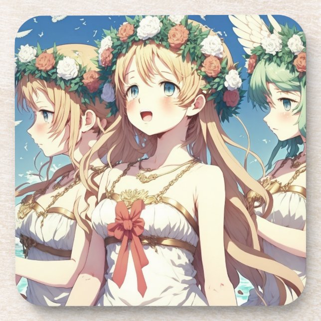 Dessous-de-verre Choeur d'anime (Devant)