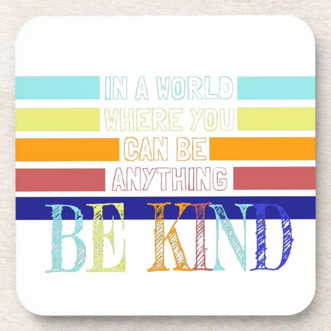 Dessous-de-verre Christian Miracle Worker BE Kind (Devant)