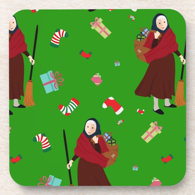 Dessous-de-verre christmas witch Befana (Devant)