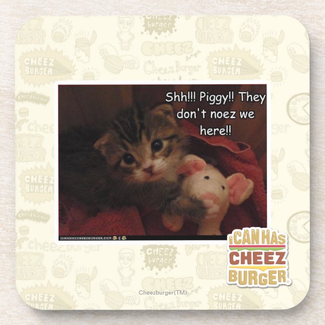 Dessous-de-verre Chut ! ! ! Porcin ! ! (Devant)