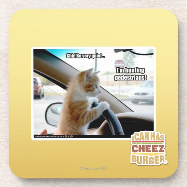 Dessous-de-verre Chut ! Soyez très tranquille (Devant)