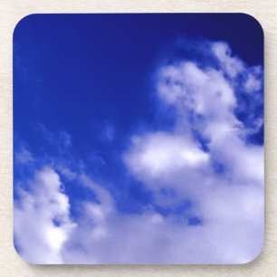 Dessous-de-verre Ciel bleu et nuages blancs