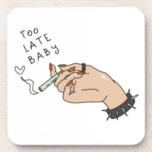Dessous-de-verre Cigarette à la main anti-Valentin
