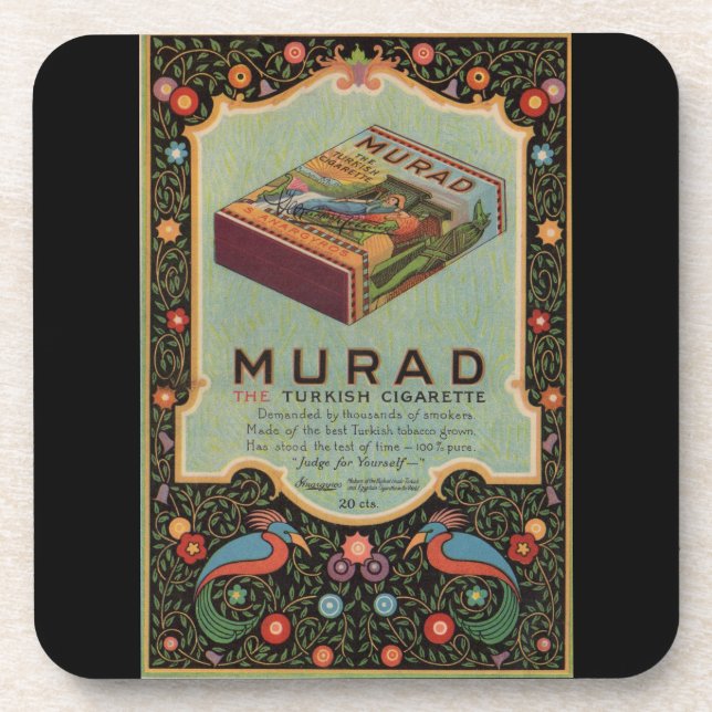 Dessous-de-verre Cigarettes de Murad et (Devant)