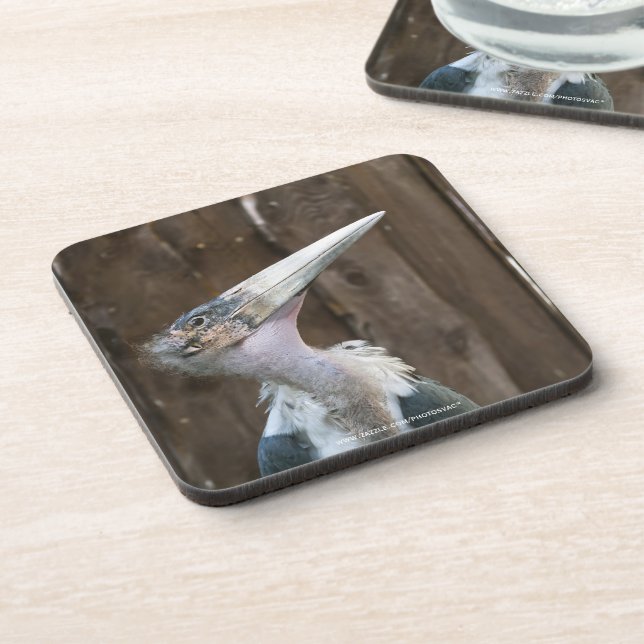 Dessous-de-verre Cigogne marabou (Côté gauche)