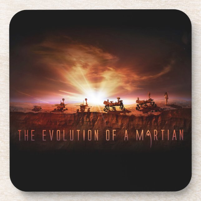 Dessous-de-verre Cinq rovers Mars réussis (Devant)