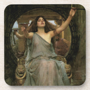 Dessous-de-verre Circé offrant la coupe à Ulysse de JW Waterhouse