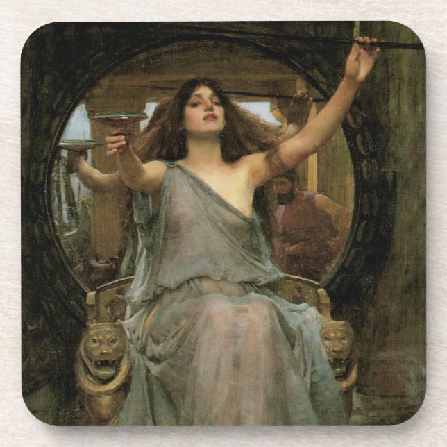 Dessous-de-verre Circé offrant la coupe à Ulysse de JW Waterhouse (Devant)