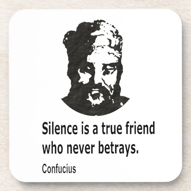 Dessous-de-verre Citation De Confucius (Devant)