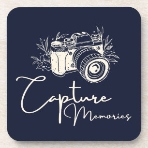 Dessous-de-verre Citation de photographie Capture Memories