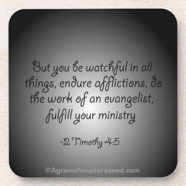 Dessous-de-verre Citations bibliques (Devant)