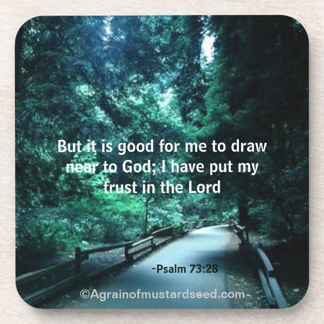 Dessous-de-verre Citations chrétiennes inspirantes (Devant)