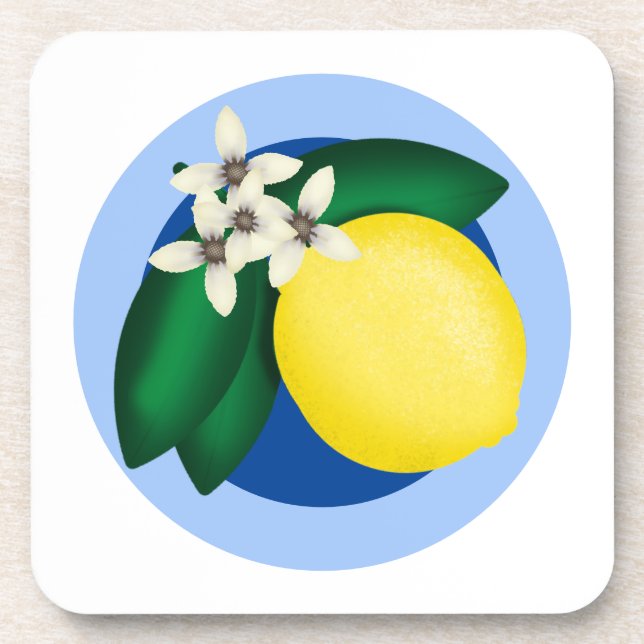 Dessous-de-verre Citron KiniArt (Devant)