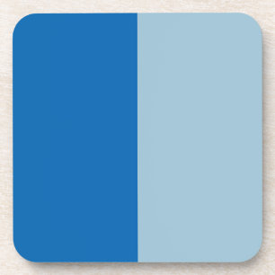 Dessous-de-verre Citronnade Bleu Électrique et Duo Ton Aquamarine