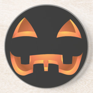 Dessous de verre citrouille Amusant Halloween Jack