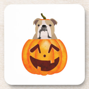 Dessous-de-verre Citrouille Bulldog