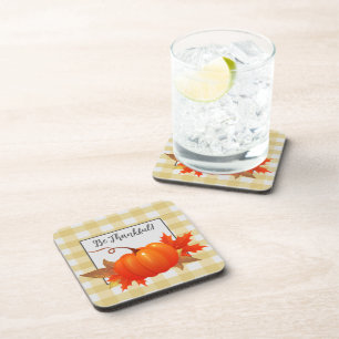 Dessous-de-verre Citrouille de Thanksgiving Buffalo Jaune