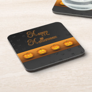 Dessous-de-verre Citrouilles d'Halloween Jack-o-Lantern