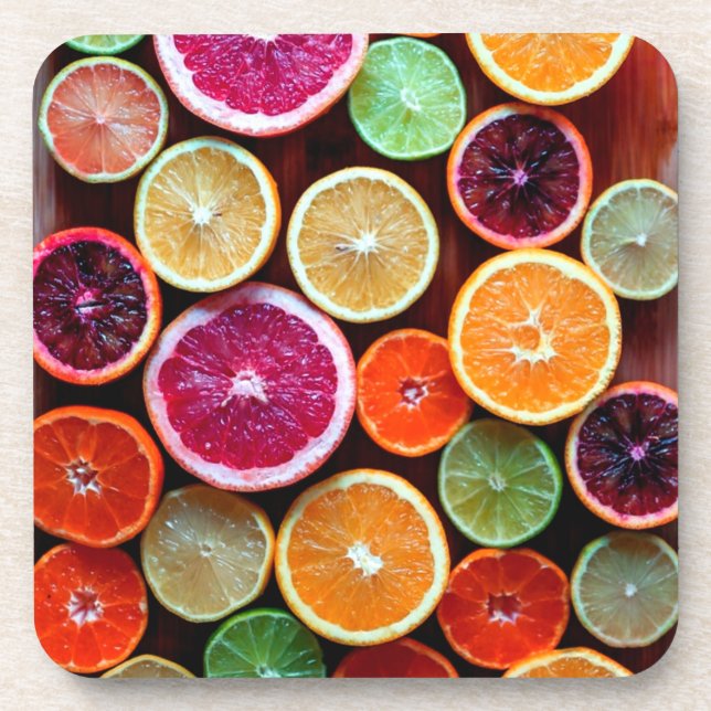 Dessous-de-verre Citrus Dream Citron Lime Orange Fruit (Devant)