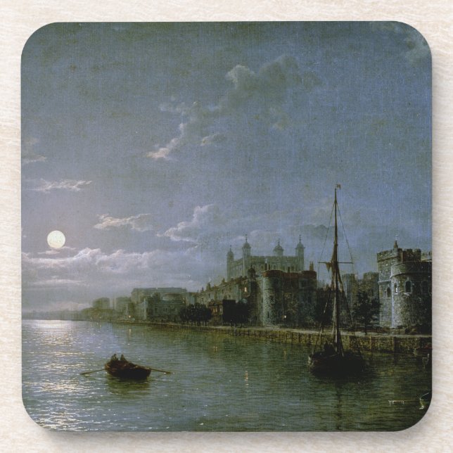 Dessous-de-verre Clair de lune sur la Tamise (Devant)
