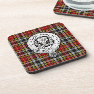 Dessous-de-verre Clan Buchanan Crest & Old Dress Tartan