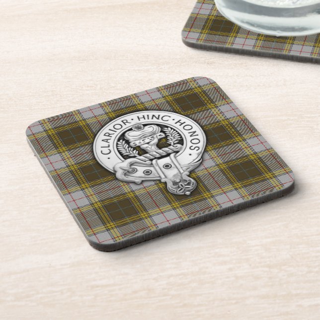 Dessous-de-verre Clan Buchanan Crest & Robe Tartan (Côté gauche)