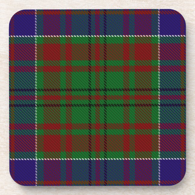 Dessous-de-verre Clan écossais Adams Tartan Plaid (Devant)