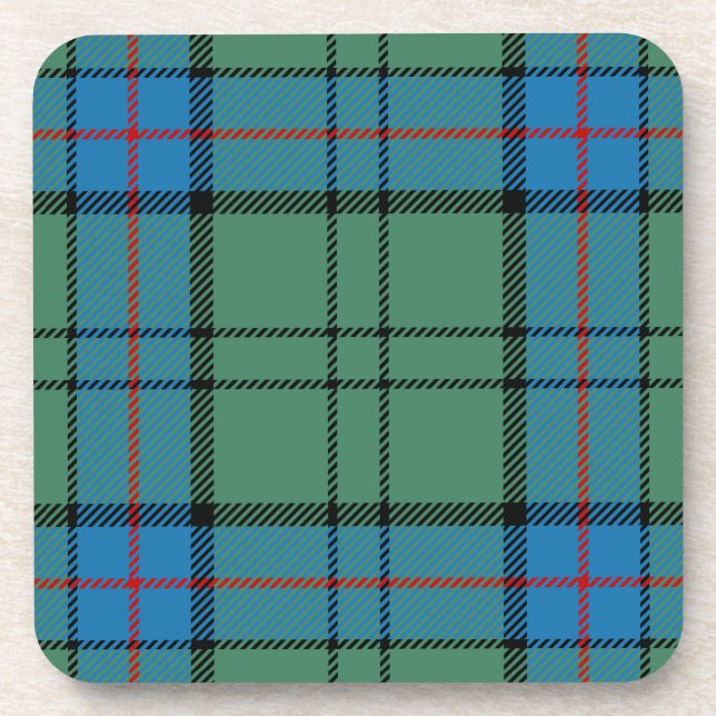 Dessous-de-verre Clan écossais Lockhart Tartan Plaid (Devant)