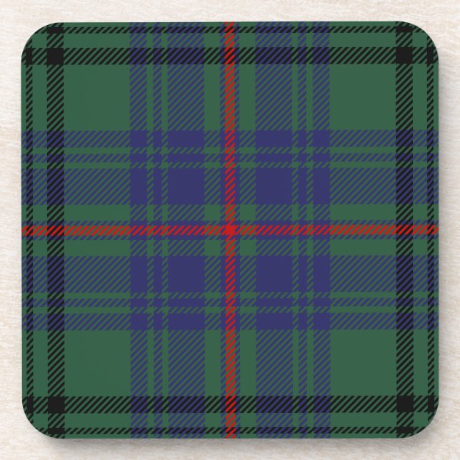 Dessous-de-verre Clan écossais Walker Tartan Plaid (Devant)