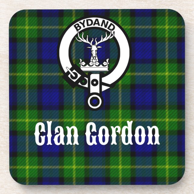 Dessous-de-verre Clan Gordon Tartan Crest (Devant)