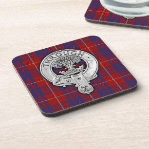 Dessous-de-verre Clan Hamilton Crest & Tartan